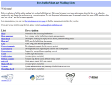 Tablet Screenshot of lists.bufferbloat.net